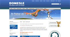 Desktop Screenshot of domesle.de