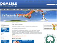 Tablet Screenshot of domesle.de